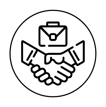 business handshake logo